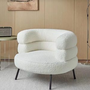 Modern Accent Chair – Cozy Boucle Furniture by Trace & Decor-ish